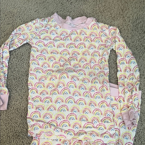 Little sleepies-Rainbow Patterned Kids Pajamas - Picture 2 of 2